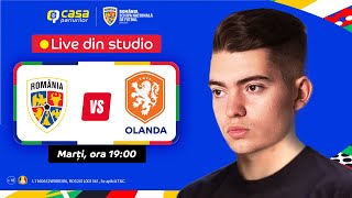 ROMANIA  OLANDA LIVE REACTII EURO 2024 [upl. by Jorie]