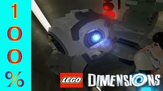 LEGO Dimension FR 100 Level Pack Portal 2 [upl. by Nilcaj]