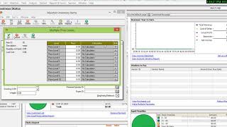 how to maintain inventory on peachtree lesson 10 [upl. by Fogarty954]