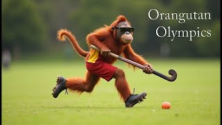 Orangutan Olympics AI Music Video [upl. by Tremml309]