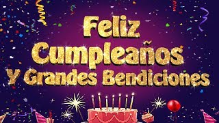 FRASES MENSAJES DE FELIZ CUMPLEAÑOS CRISTIANOS BENDICIONES EN TU CUMPLEAÑOS [upl. by Rosaline]