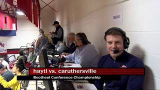 2019 Bootheel Conference Varsity Finals  Caruthersville vs Hayti 13119 [upl. by Rramal]