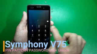 Symphony V75 Screen Lock Unlock [upl. by Vahe]