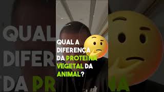 Proteína Vegetal ou Animal Qual Diferença [upl. by Anilem]