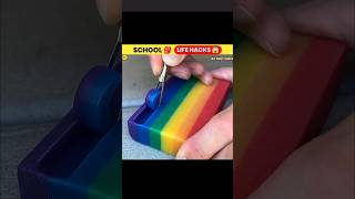 New school 🎒📚 life hacks🤩😍😲shorts school lifehacks 5MinuteCraftsYouTube [upl. by Atterys400]