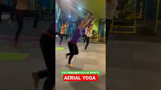 aerial flow yoga shortvideo viralvideo [upl. by Euqinna]