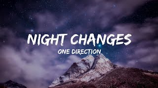 Night Changes  One Direction  Speed Up Lirik [upl. by Hughes760]