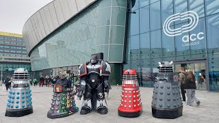 Inside a Dalek at Comic Con Liverpool [upl. by Lletnahs]