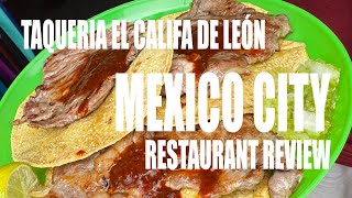 Restaurant review Taqueria el Califa de León [upl. by Azne]