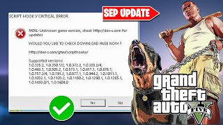 How To Fix GTA 5 Script Hook V Critical Error  GTA V Script Hook V Critical Error Fix  Sep Update [upl. by Reames]