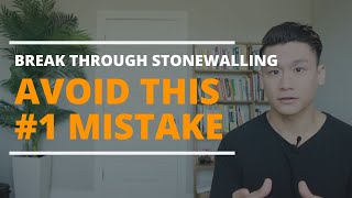 Stonewalling in Relationships Avoiding the 1 Mistake Men Make When Dealing With Stonewalling [upl. by Atteselrahc51]