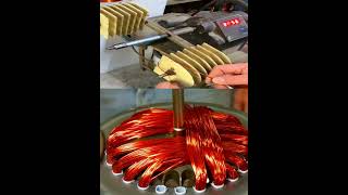 Motor winding coil The stator and rotor are made how to made solution Good industrial tools and mach [upl. by Gerard]