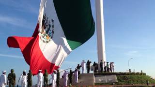 Izamiento Bandera de México con presencia del Gobernador y Autoridades Civiles y Militares [upl. by Toback]