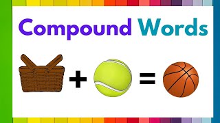 Compound words kindergarten  MiniMinds Kids TV [upl. by Drawoh]