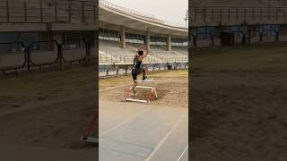 Bounding triplejump youtubeshorts trackandfieldevent shorts [upl. by Dnamron753]