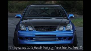 Wide Body JZS161 2jz 5MT Aristo Custom Paint Full Cage Drift Spec for Sale at Powervehicles Ebisu [upl. by Manville357]