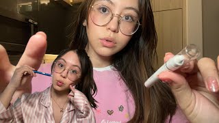 ASMR Fixing and Measuring Your Face Personal Attention Fast Chaotic [upl. by Anayit246]