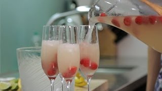 How to Make Champagne Cocktails  Cocktail Recipes [upl. by Elam]