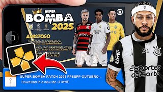 🚨 BOMBA PATCH 2025 PPSSPP DOWNLOAD MEDIAFIRE LINK DIRETO 100 ATUALIZADO NO CELULAR ✅ PES 2024 [upl. by Risteau755]