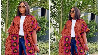 Ankara Kimono Jacket Styles 2023 [upl. by Surdna316]