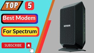 Top 5 Best Modem For Spectrum  Spectrum Compatible Modems [upl. by Atirma]