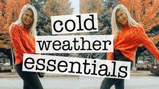 cold weather essentials clothing accessories shoes [upl. by Xaviera937]