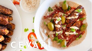 Vegan Cevapcici  Balkan Style Kebab [upl. by Artenal]