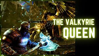 Defeating the New Valkyrie Queen  God of War Ragnarök PC [upl. by Akilam]