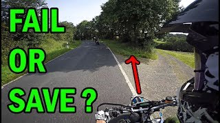 Supermoto racing on unknown road  ALMOST CRASH [upl. by Malha]