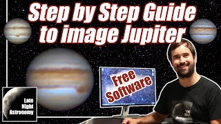 How to image Jupiter Using PIPP Autostakkert Registax and GIMP [upl. by Yttel]