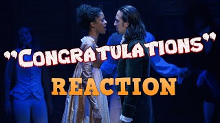 ANGELICA NEEDED THIS  quotCongratulationsquot  Hamilton  REACTION [upl. by Davies]