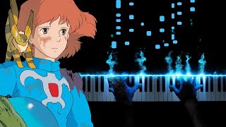 Nausicaas Theme  Soft amp Peaceful Ghibli Piano Music [upl. by Molahs628]