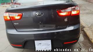 Kia Rio sedan 2015  Proyecto faros Posteriores [upl. by France300]