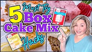 5 MindBlowing BOXED CAKE MIX HACKS That Are PERFECT For EASTER QUICK amp EASY DESSERT RECIPES [upl. by Eilrahc]