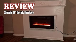 Xbeauty 68quot Electric Fireplace Review 2024  Is It Worth It [upl. by Madigan415]