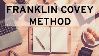 Franklin Covey Planner StepbyStep to Define Values Set Goals and Prioritize Tasks [upl. by Akiras]