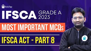 IFSCA Grade A Exam Preparation  Important MCQs of IFSCA Act GIFT City  IFSCA Grade A Syllabus [upl. by Aivatnwahs]