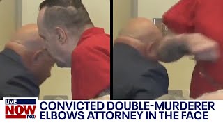 Attorney elbowed in face by convicted doublemurderer in Florida  LiveNOW from FOX [upl. by Vivienne]