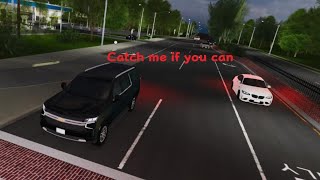 Roblox Rensselaer County chevy Suburban out runs police [upl. by Nimzay]