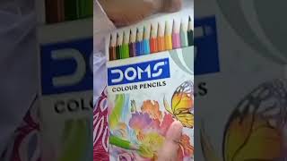 Unboxing DOMS pencil colour [upl. by Ratep]