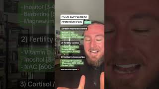 PCOS Supplement Combinations insulin resistance fertility amp cortisol [upl. by Lanny]