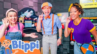 Blippi Meekah and Ms Rachels Musical Day In The City  Stories and Adventures for Kids  Moonbug [upl. by Nylime893]