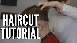 Hair Tutorial 1  Haare  Übergang selber Schneiden [upl. by Moser905]