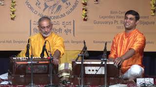 Dr Sudhanshu Kulkarni  Sarang Kulkarni  Harmonium Duet  WHS 2018 [upl. by Anitak]