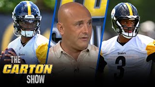 Steelers have ‘two capable guys’ at QB Expect drama during the season  NFL  THE CARTON SHOW [upl. by Derry134]