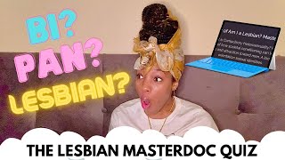 Signs You Might Be Gay I Turned the Lesbian Masterdoc into a QUIZ [upl. by Amersham971]