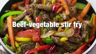 Beef vegetable stir fry [upl. by Guerra]