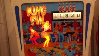 Gottlieb King Pin Dr Daves Pinball Restorations [upl. by Margaretha732]