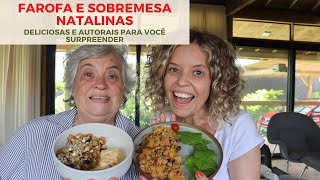 Farofa e sobremesa natalinas  deliciosas e autorais para você surpreender [upl. by Nylitsirk]