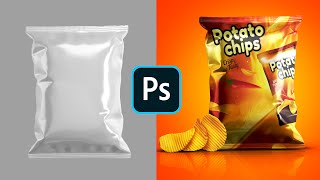 Create a Realistic Packaging Mockup in Photoshop [upl. by Zosima]